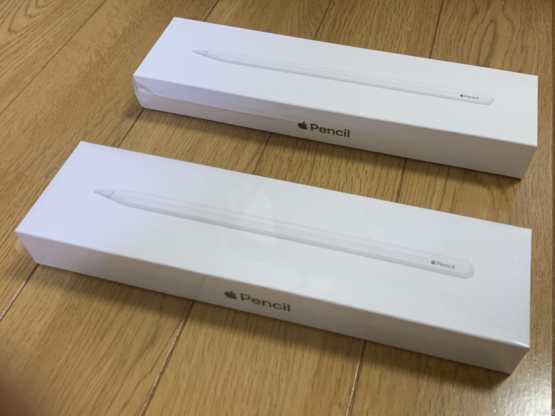 lost-apple-pencil-buy-apple-pencil-again | 真ガジェットレビューの匠 無くした Apple Pencil 第二世代の箱と、再購入した Apple Pencil 第二世代の箱を並べてみた。切ない…