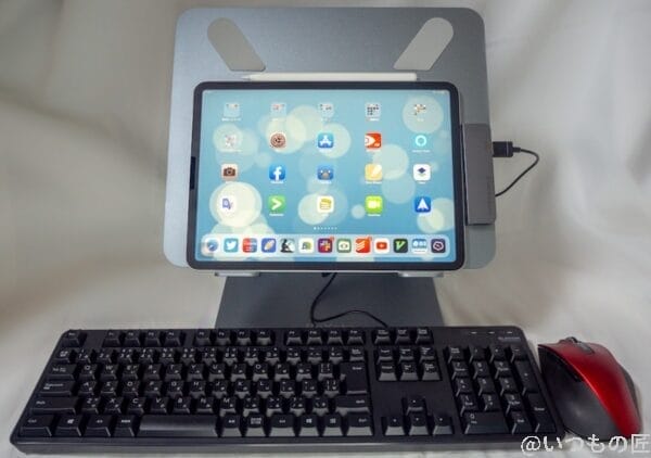 ipadpro-full-keyboard-mouse | 真ガジェットレビューの匠 iPadproデスクトップ化 フルキーボードパターン