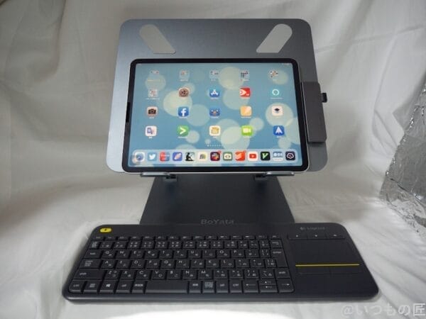 ipadpro-keyboard-touchpad-logicool-1 | 真ガジェットレビューの匠 iPadproデスクトップ化 タッチパッド