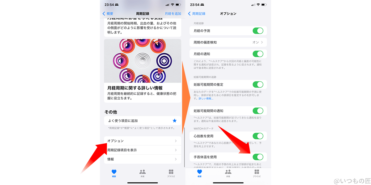 applewatch 皮膚温センサーで自動計測 | 真ガジェットレビューの匠 AppleWatch 皮膚温センサーで自動計測