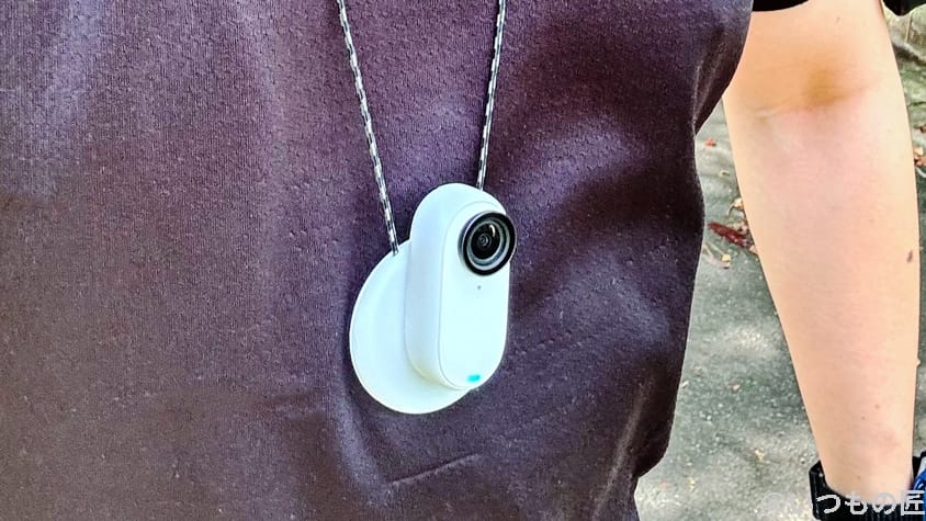 insta360go3-camera-pendant | 真ガジェットレビューの匠 Insta360 GO 3 レビュー
磁気ペンダントをペンダントにする