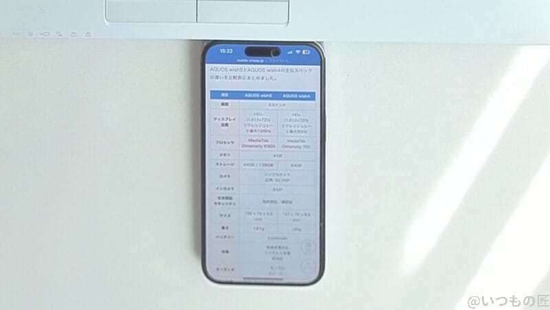 デスクビューモードで撮影した画像 | 真ガジェットレビューの匠 Insta360 Link 2 レビュー デスクビューモードで撮影した画像