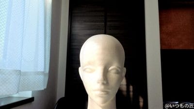 insta360 link 2cで撮影した画像 | 真ガジェットレビューの匠 Insta360 Link 2C レビュー マネキンをInsta360 Link 2Cで撮影した画像